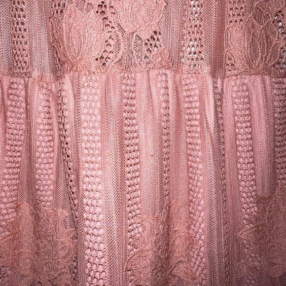 Style & Co. Mauve Lace Top Size Large - Picture 10 of 11